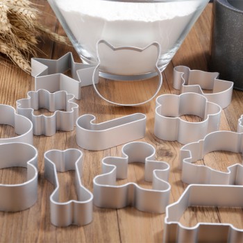 30styles Cookie Cutters Tools Fondant Biscuit Cutter Mold Pastry Cake Forms Gingerbread House Christmas Baking Decorating Tools