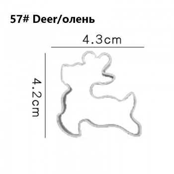 30styles Cookie Cutters Tools Fondant Biscuit Cutter Mold Pastry Cake Forms Gingerbread House Christmas Baking Decorating Tools