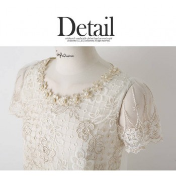 2019 fashion Summer New Offer womens chiffon shirt lace top beading embroidery o-neck  Womens Blouses Blouse  S-XXXL  d338A31