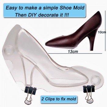 3D Chocolate Mold High Heel Shoes Swan Candy Sugar Paste Molds Cake Decorating Tools for Home Baking sugar craft Wedding Cake