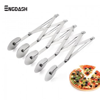 ENGDASH 3/5 Wheels Cutter Dough Divider Side Pasta Knife Flexible Roller Blade Pizza Pastry Peeler Stainless Steel Baking Tools