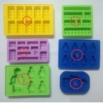 Cake Tools Holes Lego Mini Figure Robot Ice Cube Tray Mold Chocolate Cake Jelly Jello Silicone Mold Fondant Mould