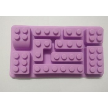 Cake Tools Holes Lego Mini Figure Robot Ice Cube Tray Mold Chocolate Cake Jelly Jello Silicone Mold Fondant Mould