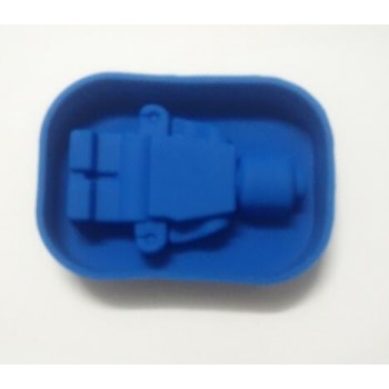 Cake Tools Holes Lego Mini Figure Robot Ice Cube Tray Mold Chocolate Cake Jelly Jello Silicone Mold Fondant Mould