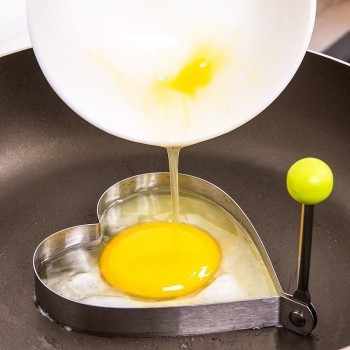 Stainless Steel Fried Egg Shaper Pancake Mold DIY Breakfast Sandwich Omelette Cookie Biscuit Kitchen Cooking Decoration Tools