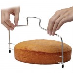 2019 New DIY Stainless Steel Cake Tools Double Line Adjustable Baking Tools Cake Bread Slicer Cutter Strings Knife Soap Knife