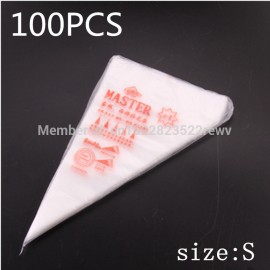 OUSSIRRO 100/50/30/10pcs Disposable Piping Bag Pastry Bag Icing Piping Cake Cupcake Decorating Tools/Bags Cake Tools