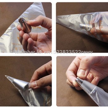 OUSSIRRO 100/50/30/10pcs Disposable Piping Bag Pastry Bag Icing Piping Cake Cupcake Decorating Tools/Bags Cake Tools