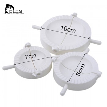 FHEAL 3pcs/set Dumpling Maker Ravioli Dough Press Pastry Dumpling Molds Empanada Mould Baking Tools Dumpling Making Machine