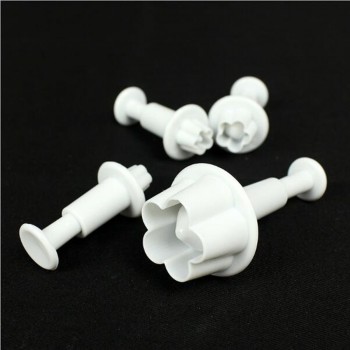 2016 Hot Sale 4Pcs/Set Plum Flower Plunger Fondant Mold Cutter Sugarcraft Cake tools Decorating Christmas Cake Decorating Tools