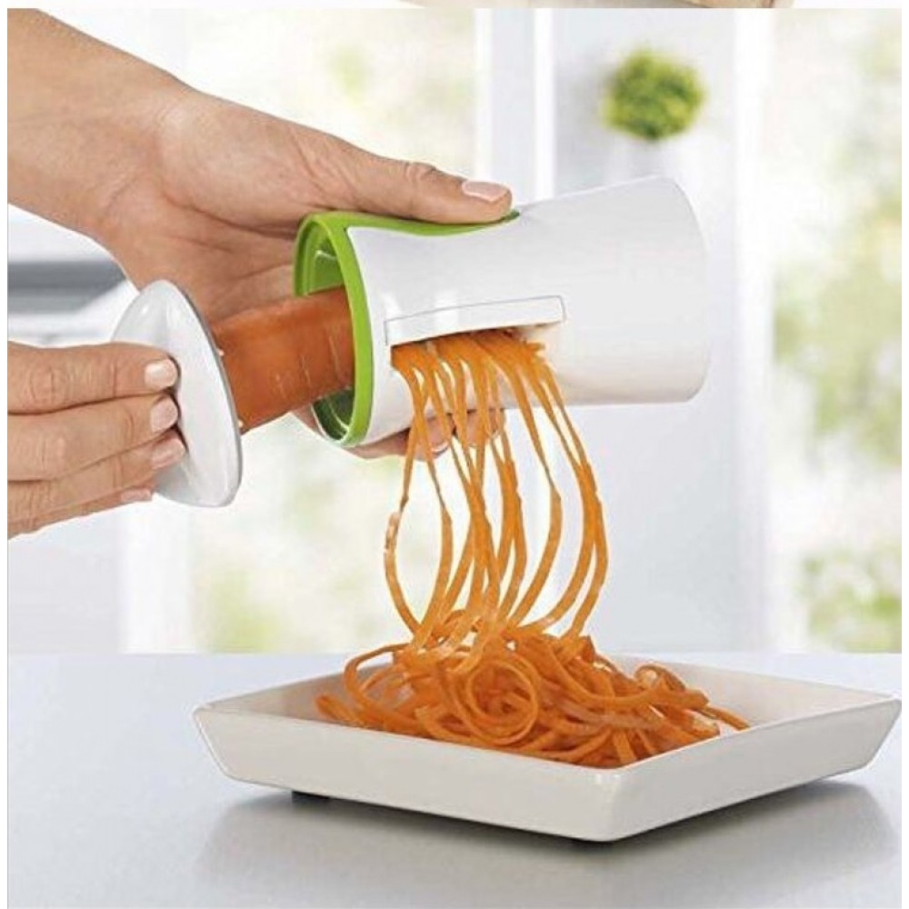 Vegetable Fruit Spiral Shred Process Device Cutter Slicer Peeler Kitchen Tool Slicer spirelli spiralizer julienne cutter