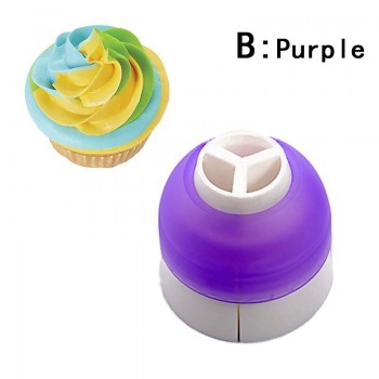 Russian Icing Piping Nozzles Tips Cream Pastry Bag Tricolor Converter Cake Decorating Tools Set Pastry Tools Baking accessories
