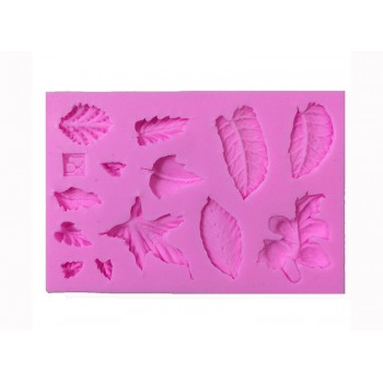 Free shipping Tree leaf leave cooking tool decoration Silicone mold baking Fondant Sugar Craft Molds DIY Cake fimo
