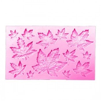 Free shipping Tree leaf leave cooking tool decoration Silicone mold baking Fondant Sugar Craft Molds DIY Cake fimo