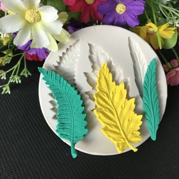 Free shipping Tree leaf leave cooking tool decoration Silicone mold baking Fondant Sugar Craft Molds DIY Cake fimo