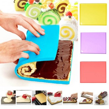 Pastry Tools  Swiss Roll Mats Silicone 1 PC Cake Pad  Baking Rug Mat Cake Rolls Molds Kitchen Accessories  Nonstick