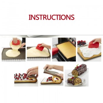 Pastry Tools  Swiss Roll Mats Silicone 1 PC Cake Pad  Baking Rug Mat Cake Rolls Molds Kitchen Accessories  Nonstick