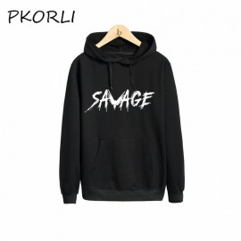 Pkorli Savage Maverick Hoodies Men Women Logang Jake Paul Crewneck Sweatshirt Casual Long Sleeve Maverick Bird Print Sweatshirt