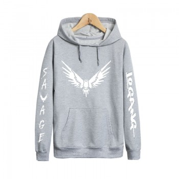 Pkorli Savage Maverick Hoodies Men Women Logang Jake Paul Crewneck Sweatshirt Casual Long Sleeve Maverick Bird Print Sweatshirt