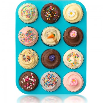 Cup Silicone Muffin Pan amp;Cupcake Baking Pan Non-Stick Silicone Cake Mold Round Mini Muffin Pan Form