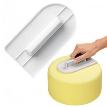 Silicone Mold Cake Smoother Polisher Cake Decorating Tools Smoother Fondant Pastry Sugarcraft Eco-Friendly DIY Kitchen Bake Tool