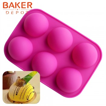 BAKER DEPOT silicone mold for cake pastry baking round shape soap Jelly pudding ice mould silicone chocolate candy fondant forms