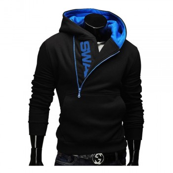Hoodies Men 2018 Autumn Fashion Tracksuit Sweatshirt Mens Winter Warm Collar Cap Long Sleeves Pullover Hoody Sports Sweatshirts