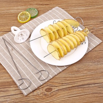 Easy Operation New Potato Spiral Cutter Slicer Spiral Potato Chips Potato Tower Making Twist Shredder Cooking Tools