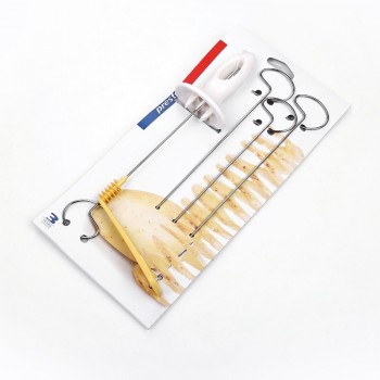 Easy Operation New Potato Spiral Cutter Slicer Spiral Potato Chips Potato Tower Making Twist Shredder Cooking Tools