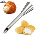 Kitchen Silver Cream Decoration Stainless Steel Home Baking Polishing Pastry Shop etc Puffs Nozzle House Bakery Cake