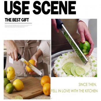 Multifunction Stainless Steel Lemon Zester Fruit Peeler Cheese Zester Microplane Grater Fruit Vegetable Tools amp; Kitchen