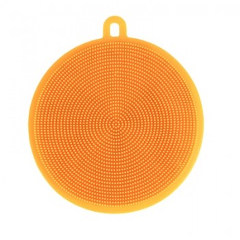 YuryFvna Silicone Dish Sponge Antibacterial Kitchen Scrubber Vegetable Fruit Brush Cleaning Sponge Dish Washing Brush Pot Holder