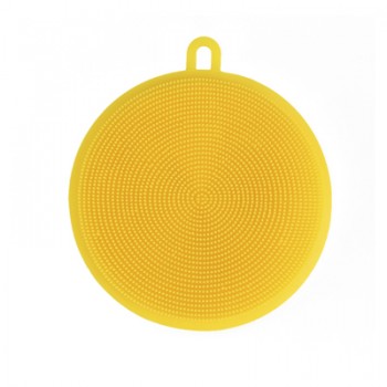 YuryFvna Silicone Dish Sponge Antibacterial Kitchen Scrubber Vegetable Fruit Brush Cleaning Sponge Dish Washing Brush Pot Holder