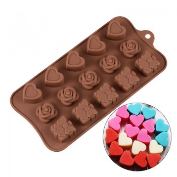 SJ Chocolate Molds Food Silicone Candy Molds Cake Decorating Tools 3D Gummy Chocolate Baking Cookie Accessories Diverse Style