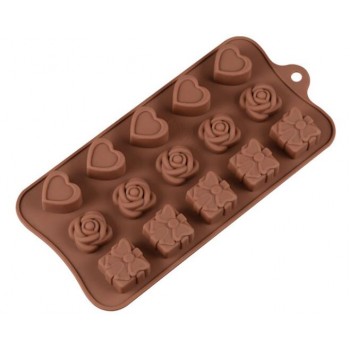 SJ Chocolate Molds Food Silicone Candy Molds Cake Decorating Tools 3D Gummy Chocolate Baking Cookie Accessories Diverse Style
