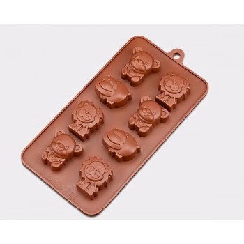 SJ Chocolate Molds Food Silicone Candy Molds Cake Decorating Tools 3D Gummy Chocolate Baking Cookie Accessories Diverse Style