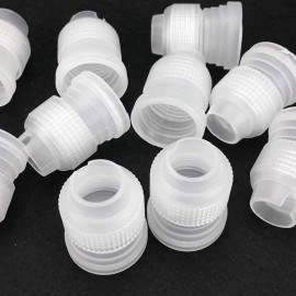High Quality  10pcs/Lot Coupler Adaptor Icing Piping Nozzle Bag Set Cake Flower Pastry Tool Set Cake Decorating Tools