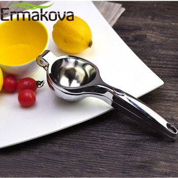 ERMAKOVA Heavy Duty Manual Press Juicer Zinc Alloy Lemon Squeezer Orange Squeezer Citrus Lime Squeezer Fruit Tools