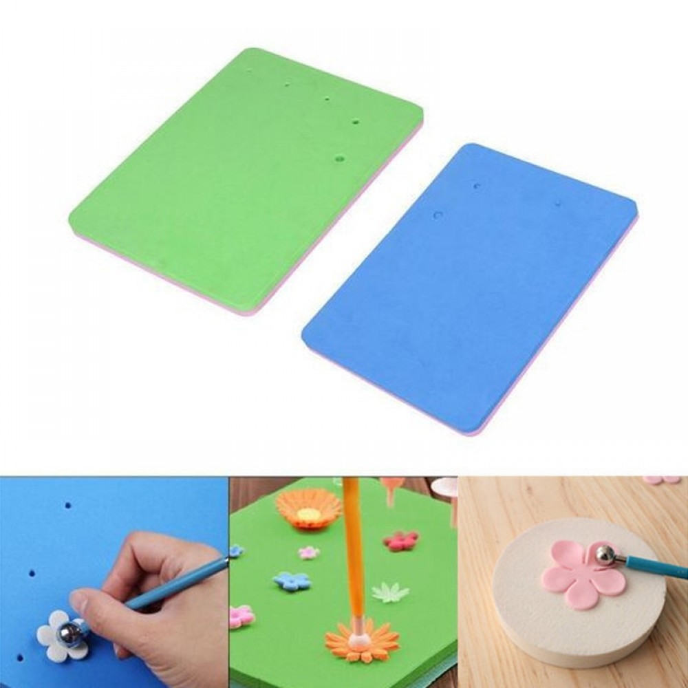 5 Holes Kitchen Fondant Cake Decorating Flower EVA Foam Mat Sugarcraft Sponge Pads For Sugar Craft Decor