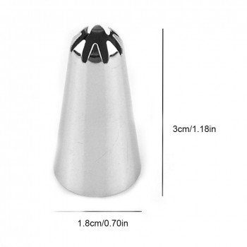 48Pcs/set Stainless Steel Icing Piping Nozzles Pastry Tips Set Cake Baking Tools Nozzles Cupcake Cake Decorating
