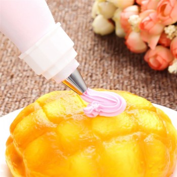 16Pcs DIY Silicone Icing Piping Cupcake Pastry Bags 14 Nozzles Tips Set Cake Decorating Mould Coupler Converter Cake Baking Tool
