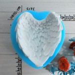 Free shipping Modelling of the The angel wings soap mold Handmade soap mold silicone soap mold High quality Modelling mould