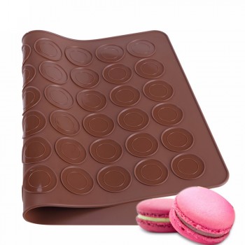 48 Holes Silicone Mat For Oven Macaron Silicone Baking Mat Non-Stick Baking Macaron Cake Pad Bakeware Pastry Baking Tools