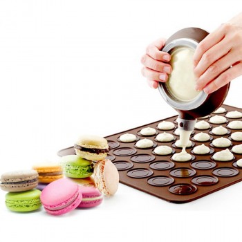 48 Holes Silicone Mat For Oven Macaron Silicone Baking Mat Non-Stick Baking Macaron Cake Pad Bakeware Pastry Baking Tools