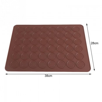 48 Holes Silicone Mat For Oven Macaron Silicone Baking Mat Non-Stick Baking Macaron Cake Pad Bakeware Pastry Baking Tools