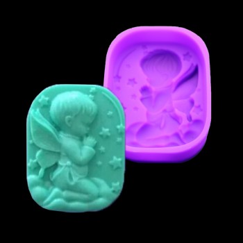 Natural Soap Silicone Mold Handmade Angel Boy Single Cavity Molding Tool Kitchen Making Breakfast Cake Pastry Pattern Making