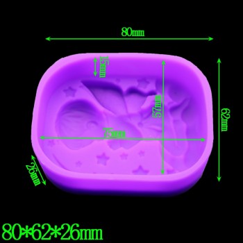 Natural Soap Silicone Mold Handmade Angel Boy Single Cavity Molding Tool Kitchen Making Breakfast Cake Pastry Pattern Making
