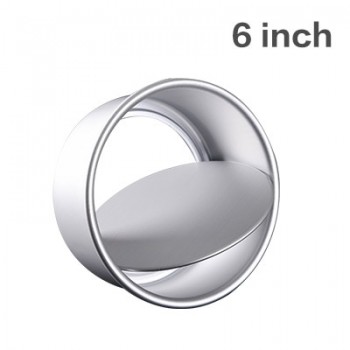 Bakerdream Anodized Aluminum Round Cheesecake Pan w Removable Bottom Bakeware Round Cake Pan Chiffon Cakes Pan Molds 4/6/8 inch