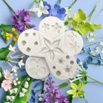 Aouke Flower Pro Ultimate Filler  Silicone Decorating Molds Cake Silicone Mold Sugarpaste Candy Chocolate Gumpaste Clay Mould