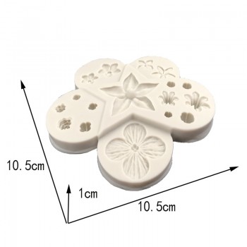 Aouke Flower Pro Ultimate Filler  Silicone Decorating Molds Cake Silicone Mold Sugarpaste Candy Chocolate Gumpaste Clay Mould